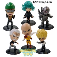 โมเดล วันพั้นแมน One Punch Man 6 แบบ แอ็คชั่น มีฐาน winnietoys