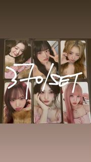 IVE XOXZ WITHMUU 簽售特典｜tag 小卡 中文卡背 金秋天 安宥真 直井怜 張員瑛 金志垣 李賢瑞 gaeul yujin rei wonyoung liz leeseo