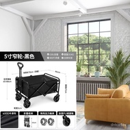 QY*Camping Trolley Outdoor Portable Trolley Oversized Camp Trolley Foldable Picnic Trolley Camping Trolley Trail00