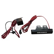 Front grille LED logo for Mercedes Benz W464 G500 G350d G63 new G class badge modified BRABUS 800 la