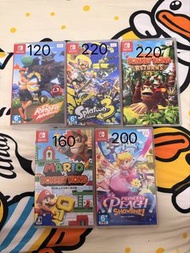 Nintendo Switch 遊戲 Ring Fit Adventure Splatoon 3 Donkey Kong Mario vs Donkey Kong Princess Peach Sho