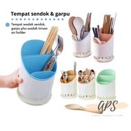 APS - E204- Cutlery Holder with Drainer - Cultery Holder - Spoon and Fork Storage
