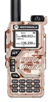 MOTOROLA UV - 800 Walkie Talkie Two-Way Radio UHF VHF Transceiver set (NTC Type Approved) long range