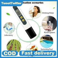 TweetTwitter 0.01 Tds Ec PH Meter for Water Quality Digital PH Tester Pen with 0-14 PH Range MY