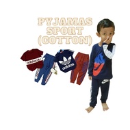 Pyjamas Premium Sport (cotton) 1-12y [klik untuk tengok design lain]