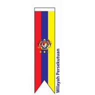 Bendera Wilayah Persekutuan : 2’x8’