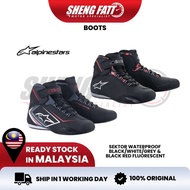 ALPINESTARS Sektor Waterproof Motorcycle Shoe Superbike Riding Shoe Kasut Motor Alpinestar Boot Shoe