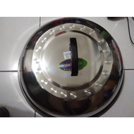 Frying Pan Lid 42 cm Thick Stainless Steel Frying Pan Lid/