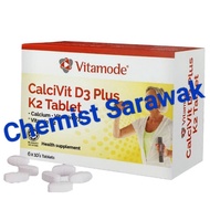 Vitamode CalciVit D3 Plus K2 Tablet 10's Tablets × 6 [Vitamin D3, Calcium, Vit K2]