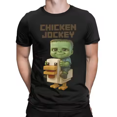 Chicken Jockey Lava Chicken Fashion T Shirt Men Women Pure Cotton Tee Shirt Clothing