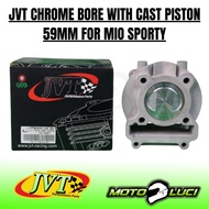 JVT CHROME BORE WITH CAST PISTON 59MM FOR MIO SPORTY