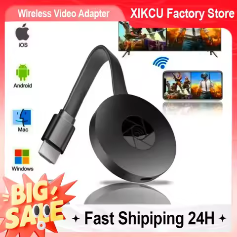 XIKCU 1080P G2 For MiraScreen Display Anycast Wifi HDMI-Compatible Miracast Dongle Compatible For TV