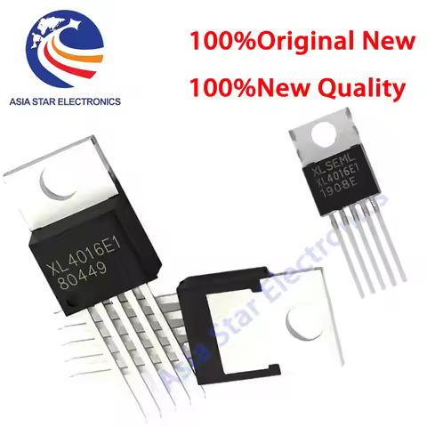 (2-5piece) XL4016E1 XL4016 Buck Chip IC DC-DC Inline TO220-5 40V 8A DC-DC Unids/lote Chip IC reducto