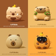 Cartoon Capibala Cute Airpods 4 Case Airpods Pro 2 Case Airpods Gen3 Case Silicone Airpods Gen2 Case