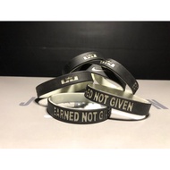 Lebron James Earned Not Given Black basketball bracelet lebron James