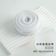 Fishtail Ribbon Shiny Fabric Length 40 Yards