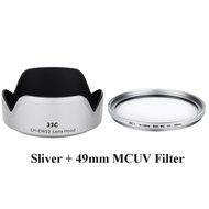 JJC EW-53กล้องเลนส์ฮูดม่านบังแดดสำหรับ Canon EF-M 15-45มม. F/3.5-6.3เลนส์ STM และ RF-S 18-45มม. F4-6