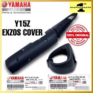 Y15ZR Y15Z V1 V2 YSUKU HITAM MUFFLER EXHAUST COVER EKZOS MUFFLER END CAP B17-E4718 2PV-E4799