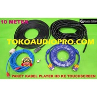 Touchscreen Cable Package Geisler,Audiobank,Nakamichi,Kjb @ 10mtr