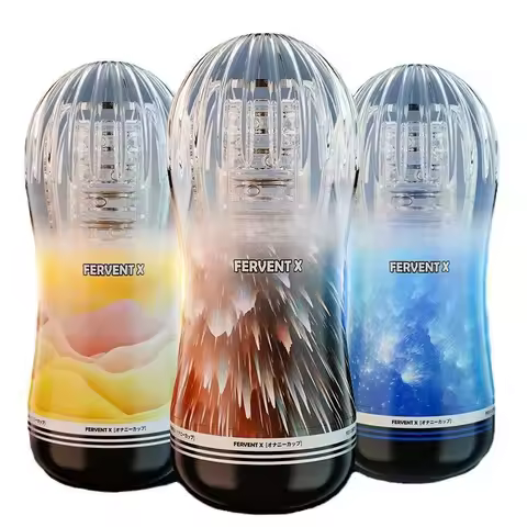Male Masturbatior Cup Soft Silicone Pussy Transparent Vagina Adult Endurance Exercise Vacuum Cleaner