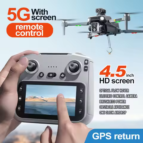 2025 K19 MAX GPS Drone Fishing Air Drop Automatic Turnaround 5G Screen Obstacle Avoidance Drone Prof