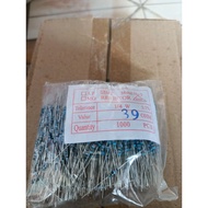 1/ 4w 39 ohm resistor contains 1000 pcs