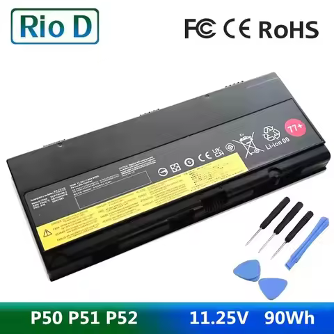 01AV495 01AV496 L17L6P51 L17M6P51 Laptop Battery for Lenovo ThinkPad P50 P51 P52 SB10K97634 SB10K976