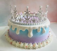 香港人手自家製作🎂「公主皇冠造型蛋糕」🎂