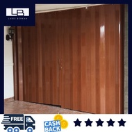 PROMO Rolling door buka tengah - pvc folding door pintu plastik