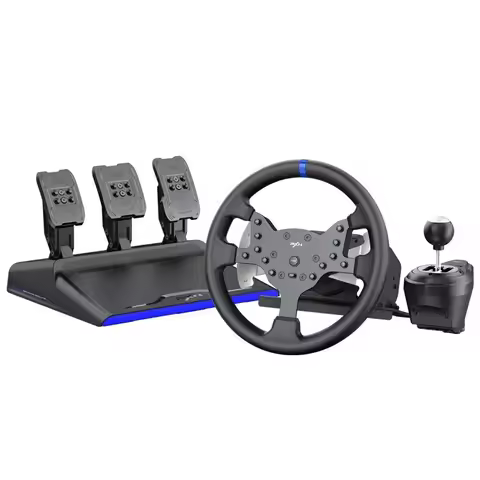 PXN V99 Racing Wheel Simulator Gaming Steering Wheel 3.2Nm Force Feedback for PC Windows 7/8/10/11,P