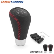 5 Speed Leather Red Stitch M8 M10 M11 M12 Car Gear Stick Shift Knob Lever Manual Transmission Auto P