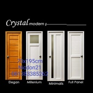 sale Pintu Kamar Mandi PVC Crystal berkualitas