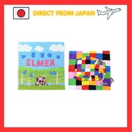 Marushin Carry Towel Hand Towel, Elmer the Elephant, Elmer's Day, 5565000000, 30x30cm 01 Elmer's Day