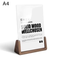 Stand Menu Meja Standing Menu Holder A4 Stand Menu Display Tempat Menu With Base