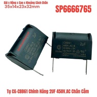 Genuine CG-CBB61 Capacitor 2UF 450V.AC Plug Combo 10 Pieces