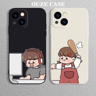 Soft Case Camera Protection For Huawei Y5 2018 Y7 Pro Y9 Prime 2019 Y5P Y6P Y7P Y6S Huawei P20 P30 Lite Pro Silicone Casing Cover Grumpy Couple