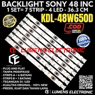 LED TV BACKLIGHT sony 48 INC KDL 48W650 48W650 KDL48W650 KDL48W650D KDL-48W650D 48W 650 650D BL LAMP