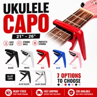 Ukulele Capo for 21 23 26 Inch 寸 Soprano Concert Ukelele Ukulele Accessories Beg Ukulele Ori 烏克麗麗变调夹