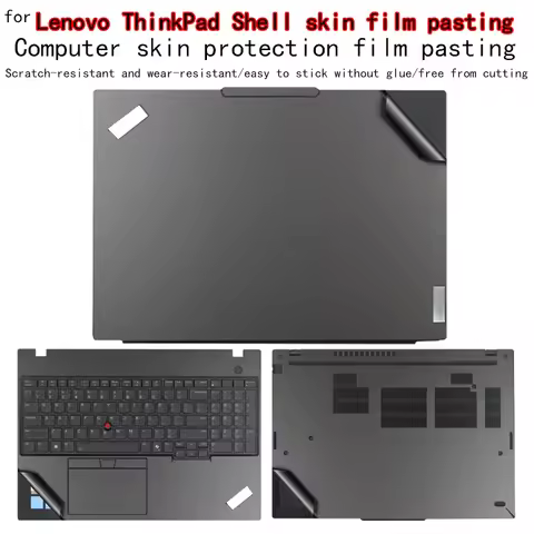 For Lenovo ThinkPad P16s/P16v Gen 4/3 Laptop Body Film P14s/L16 Vinyl Skin Sticker T14s/L14 Gen 6/5