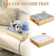 Couch Cup Holder Practical Sofa Cup Holder with Cell Phone Holder 5 Compartments Couch Drink Holder 