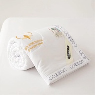 New 100% Cotton Filling Spring Summer Quilt Soft Skin-friendly Quilted Comforter Fashion Single Doub