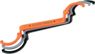 Klein Tools 50900R Conduit Lockout Wrench Set Tighten and Loosen Locknuts in Tight Spaces 1/2 3/4 an