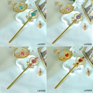 Princess Crown Tiara Wand Kids Crown Set Frozen Elsa Anna Crown Headband Costume Accessories