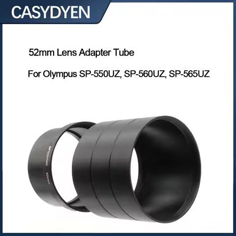 Lens Adapter Tube 52mm For Olympus SP-550UZ, SP-560UZ, SP-565UZ SP550 Camera Accessories