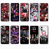 OPPO A96 4G 5G Reno 7z 8z 7 Lite BTS Soft black TPU color phone case