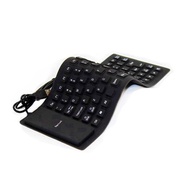 Factory 85-Key Waterproof Anti-dust Soft Keyboard Foldable Two-Color Internet Cafe Cute USB Silicone
