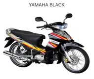 Body Halus Full Set Hitam Silver Jupiter Z Komeng 2004
