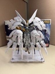 現貨hold（順豐到付+議價不回覆）全新 Bandai  RG Wing Gundam Zero Snow White 高達  白雪姬金屬色 完成品 1/144  完成品 PGU PG MG MGEX