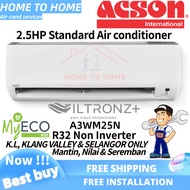 [Installation] Acson 2.5hp (A3WM25N) R32 Standard Non-Inverter Air conditioner