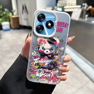 Case For Tecno Spark 10 10C 10 Pro Shockproof Transparent Mobile Phone Violent Bear Brand Water
